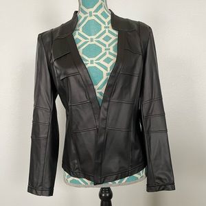 Clara Sun Woo Liquid Leather Cardigan Blazer size Small